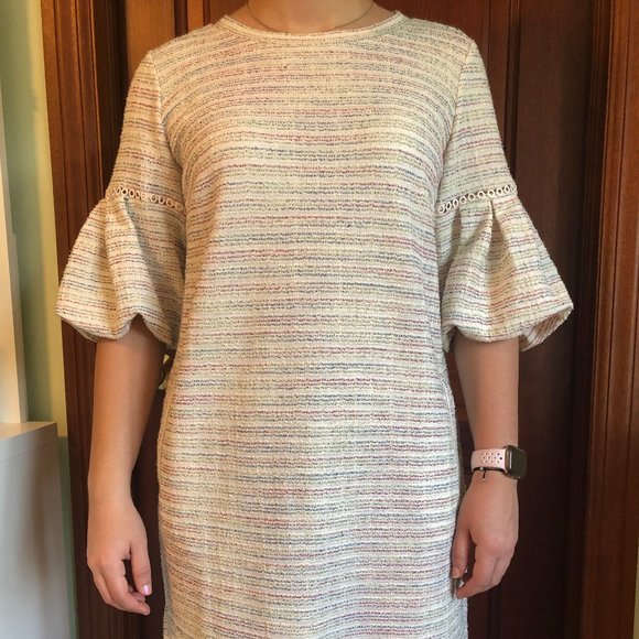 LOFT Dresses & Skirts - Loft Patterned Knee Length Dress SIZE LARGE